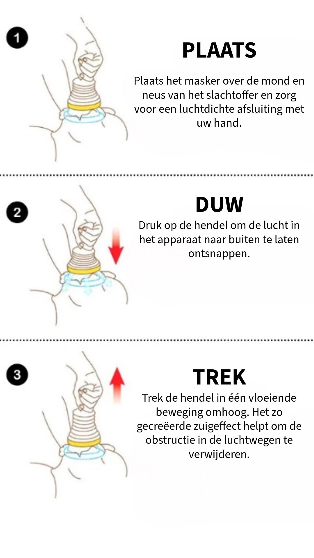 Anti-Stik Noodhulpapparaat