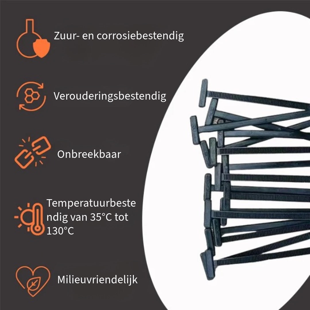 Universele Nylon Kabelbindersluiting
