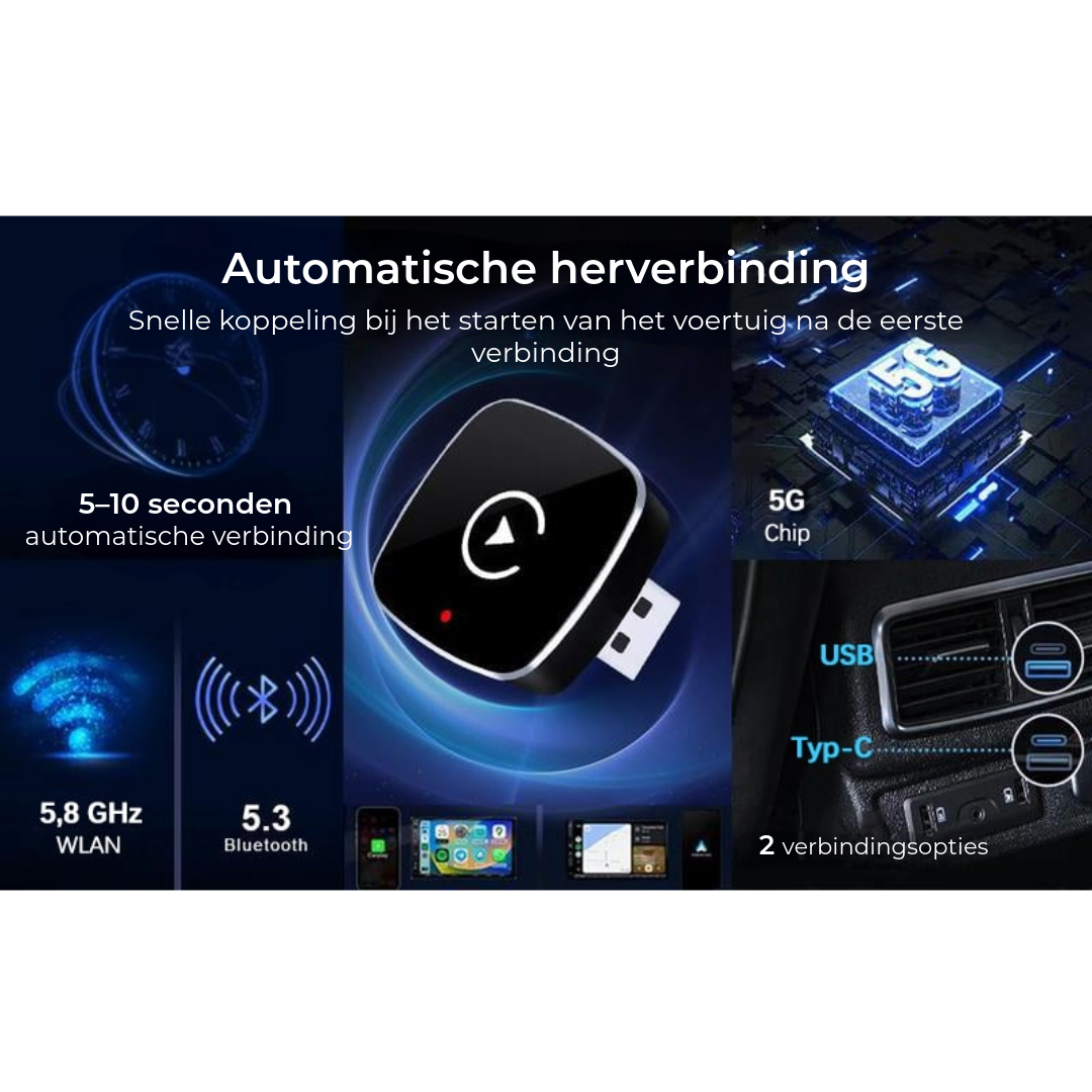 Draadloze CarPlay Adapter
