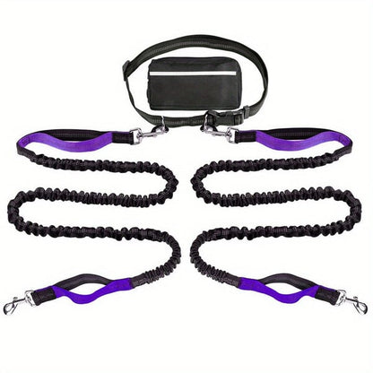 Handsfree Hondenriem met Handige Opbergzak
