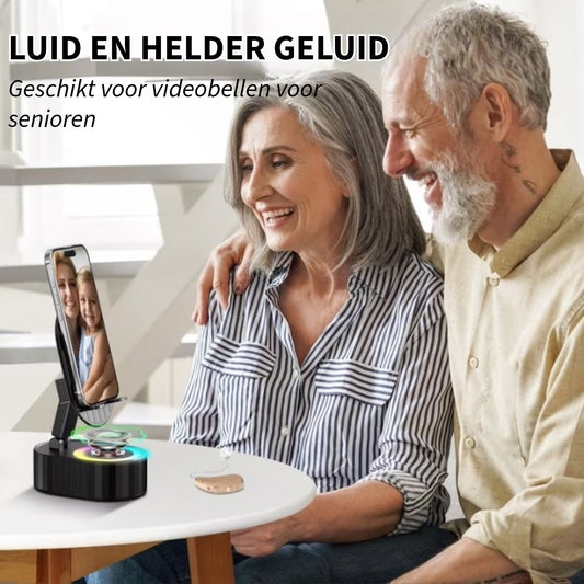 Telefoonstandaard met Ingebouwde Speaker & Powerbank