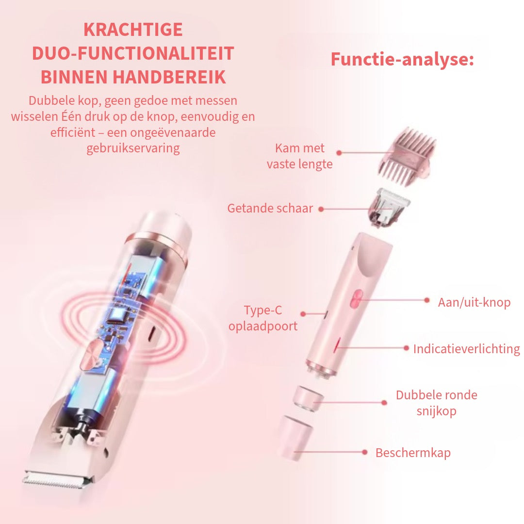 2-In-1 Trimmer | Anti-Ingegroeide Haren