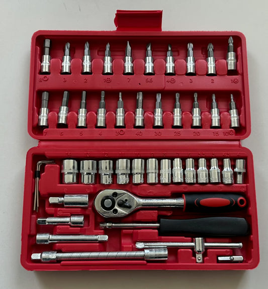 Professionele 46 Delige Ratelsleutelset