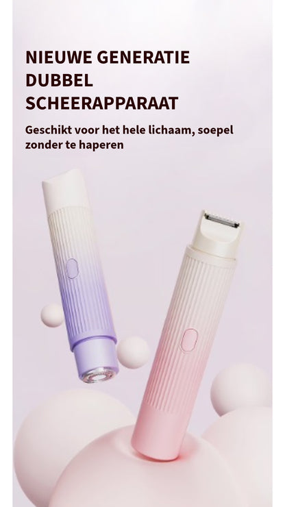 Comfortabel 2-In-1 Scheerapparaat voor Dames