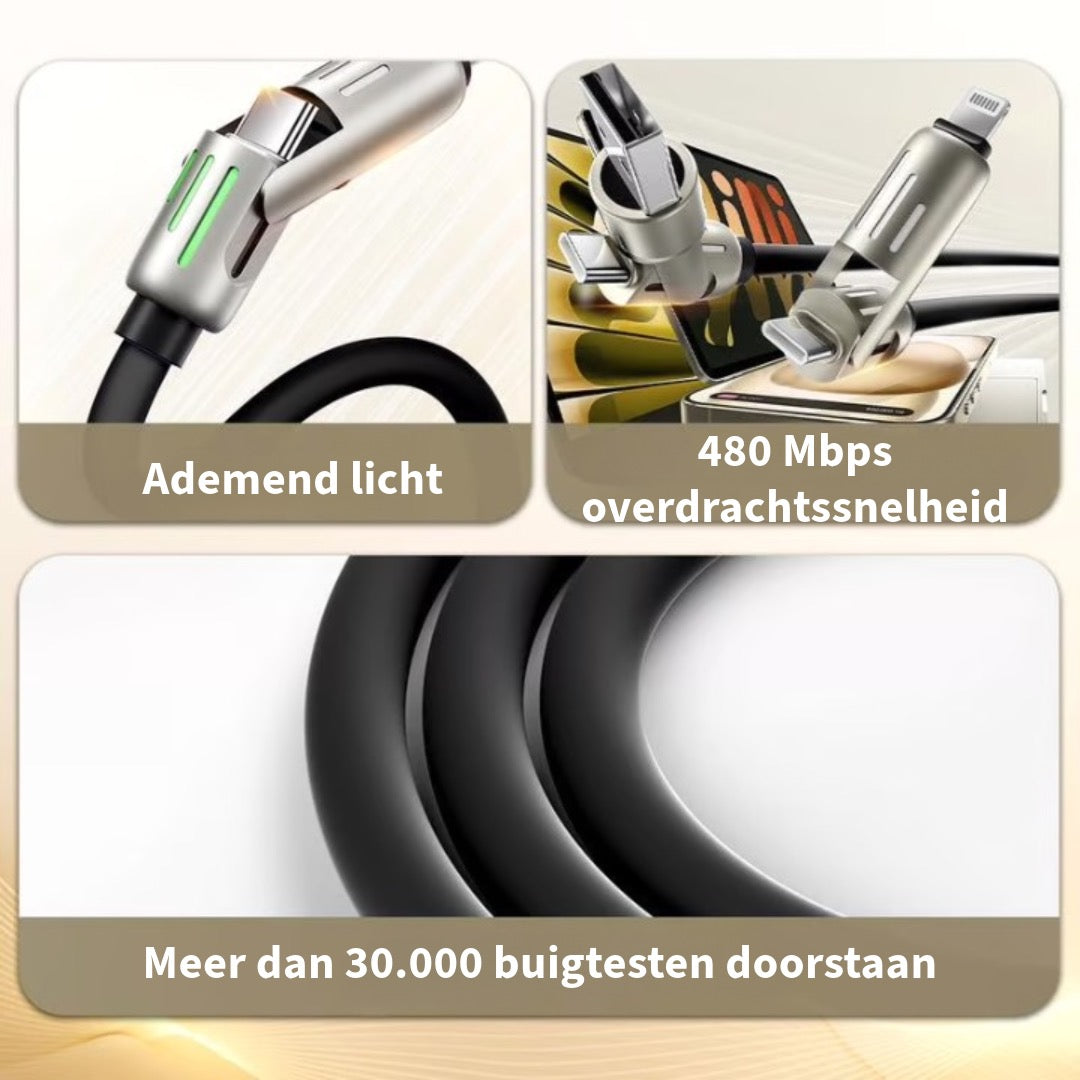 4-in-1 Oplaadkabel