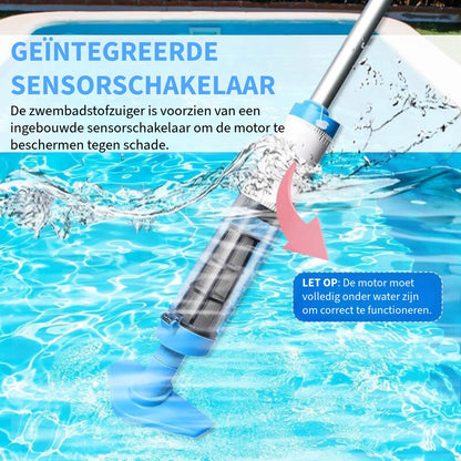 3-in-1 Draadloze Zwembadstofzuiger