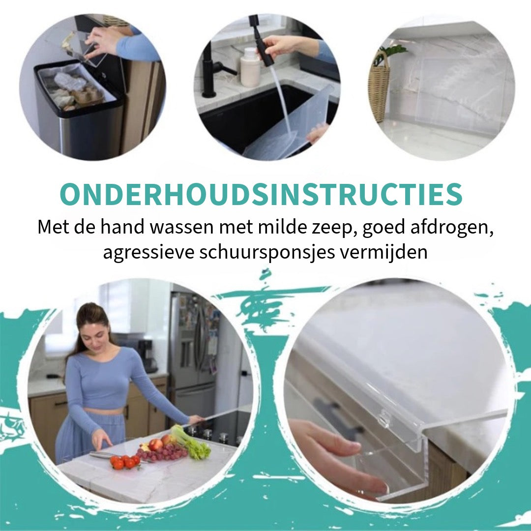 Acryl Snijplank met Rand