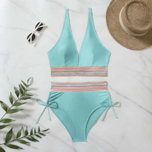Vormgevende Bikini met Hoge Taille