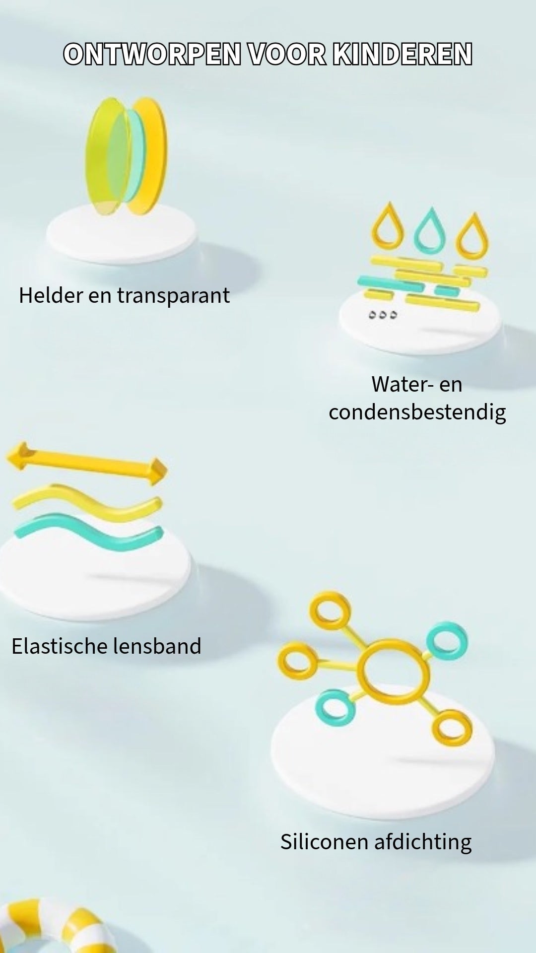HD Anti-Aandampende Zwembril