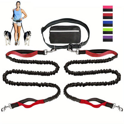 Handsfree Hondenriem met Handige Opbergzak