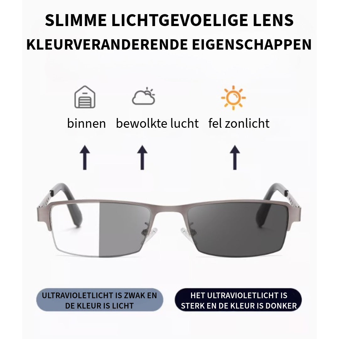 Automatische Verduisterende Multifocale Leesbril