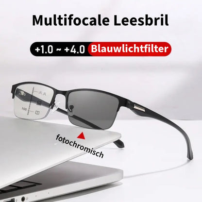 Automatische Verduisterende Multifocale Leesbril